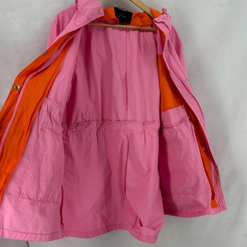 J. Crew Pink and Orange Utility Jacket - Picture 6 of 11